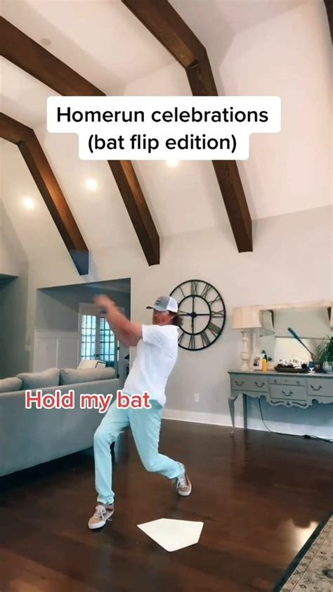 Triple bat flip celebrations