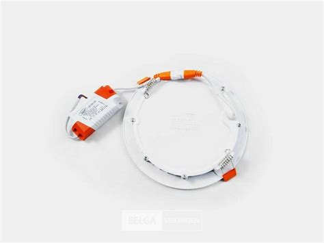 LED-paneel – Rond Inbouw – 12W – 6500K – Koud wit (x20) | Belga ...
