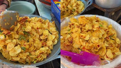 Kuliner tradisional klengkam di Pasar Gede Solo, kering kentang yang ...