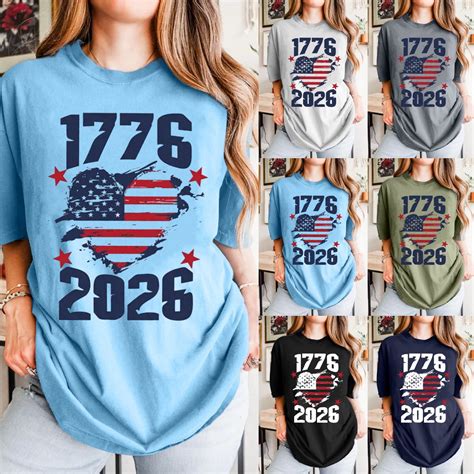 Cnbwig Womens Tops Soft Stylish Celebration Flag Printed Short Sleeve ...