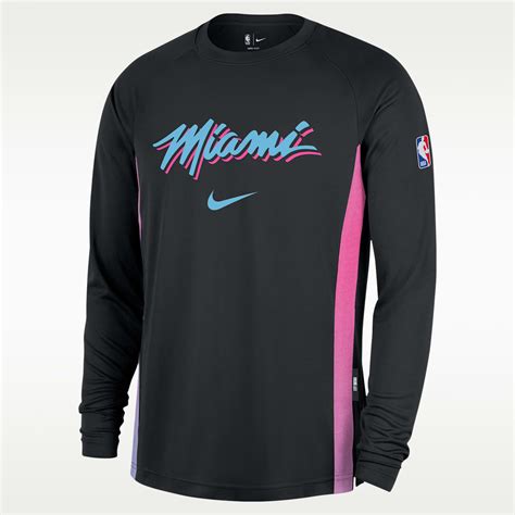 $50 - $100 Miami Heat Manga larga. Nike US