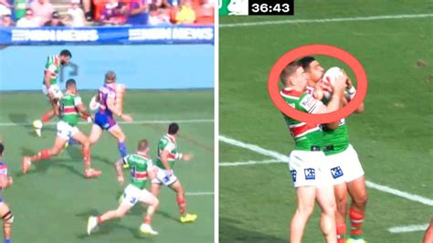 South Sydney Rabbitohs awarded controversial try in NRL loss to ...