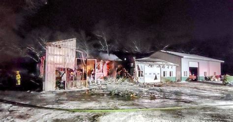 Town of Dover barn fire; extreme cold made firefighting a challenge ...