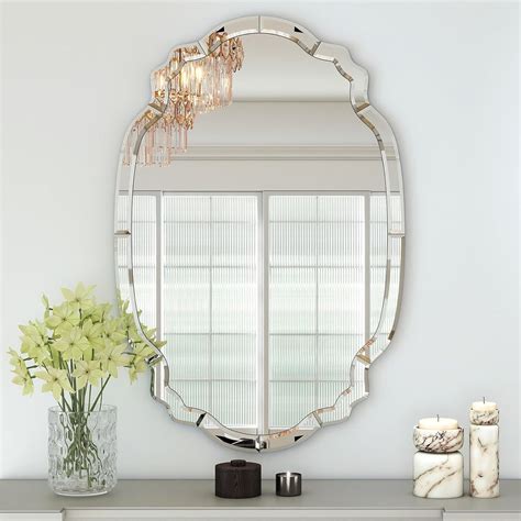Amazon.com: Chende Large Wall Mirrors for Decor, 47''x32'' Beveled ...