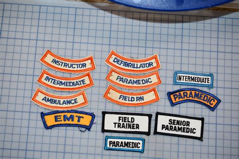 ozinsignia Mixture Of EMS and EMT Grades And Rank (S08-485) - Shop