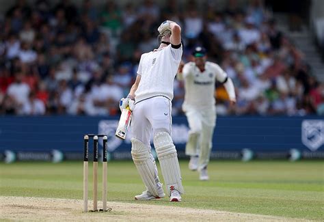 Harry Brook Throws His Head Back In Despair After Being Dismissed For ...