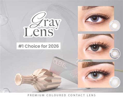Why OLENS Grey Contacts Are the No1. Choice for Colored Lens Lovers in
