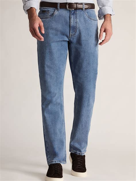 Buy Brook Taverner Blue Tailored Fit Denim Jeans from Next India