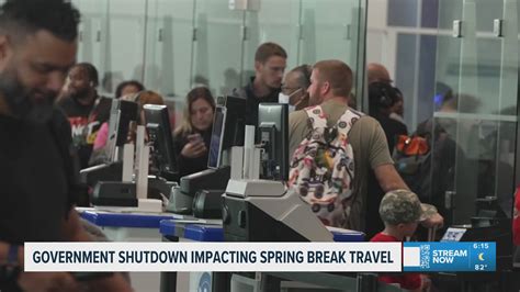 Spring break rush at TPA collides with government shutdown, putting ...