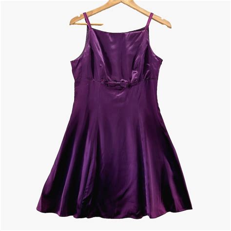 Purple Satin Mini Dresses - Etsy