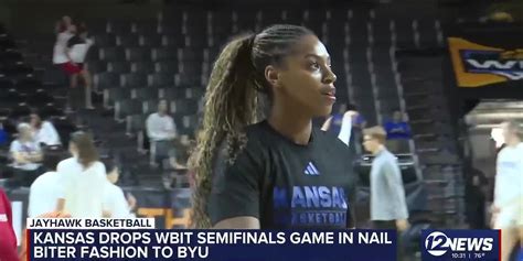 Kansas drops WBIT semifinals game in nail-biter fashion to BYU