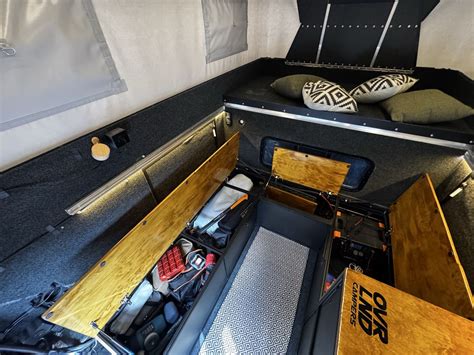 OVRLND Campers Truck Camper Topper with Open Road Awning | Truck ...