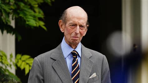 Grieving Duke of Kent, 90, in mourning after his private secretary dies