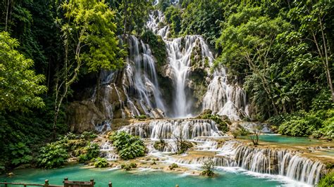 Discovering Laos’ stunning Kuang Si waterfall
