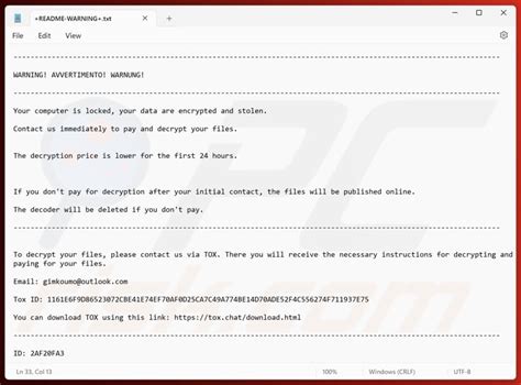 Lab Ransomware - Decryption, removal, and lost files recovery
