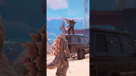 Godzilla pretended to be AFK.. but then! 😱😏 #shorts