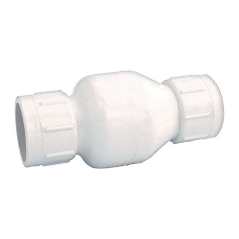 Homewerks Homewerks 1 in. D X 1 in. D Solvent PVC Spring Loaded Check ...