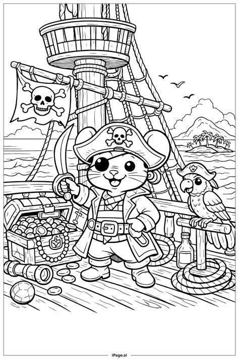 Halloween Cat Color Sheet