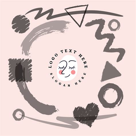 Jagged Random Shapes T-shirt | Design.com