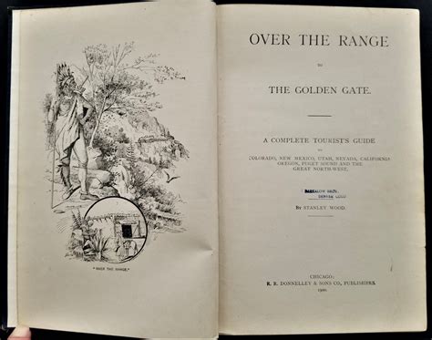 1900 Tourist Guide Golden Gate CA RR Southern Pacific Denver Rio Grande