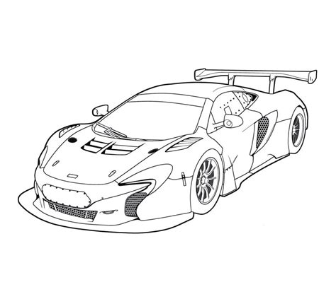 Mclaren Malvorlagen Auto Innenraum Skizze Vektorgrafiken, Cliparts Und