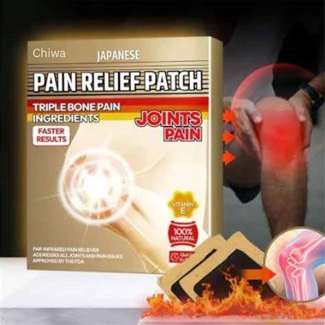 CHIWA Japanese Herbal Pain Patch giving shoulder peace in your routine ...