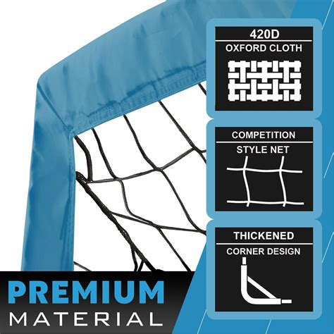 Backyard Soccer Net RUNBOW 5x3 Ft Pop-Up Soccer Goal For Kids ...