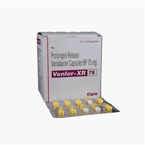 Venlor Xr 75 Capsule at ₹ 152.51/strip | Anti Anxiety Tablets in Nagpur ...