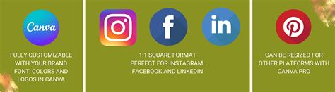 Digital Media Calendar: Professional Canva Templates for Nutrition ...