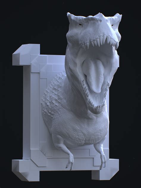 🦖 T-Rex Majestoso - Modelo 3D de Dinossauro Altamente Detalhado・ STL ...