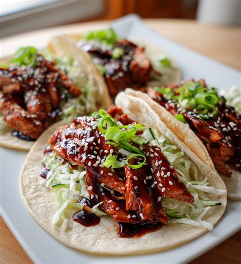 30-Minute Teriyaki Chicken Tacos with Creamy Sesame Cucumbers ...