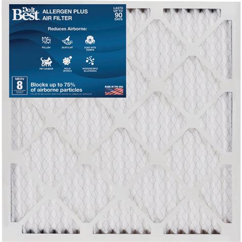 Do it Best 20 In. x 24 In. x 1 In. MERV 8 Furnace Filter