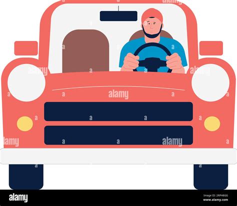 Happy young black bearded Stock Vector Images - Alamy