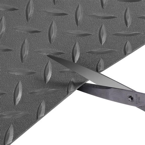 7.5x17 ft Garage Floor Mat Anti-slip PVC Rubber Flooring Roll Floor ...