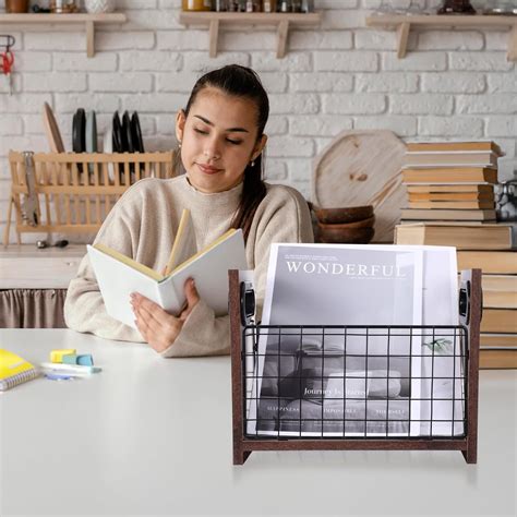 Magazine Holder Magazine Book Holder Slim Magazine Rack Floor Magazine ...