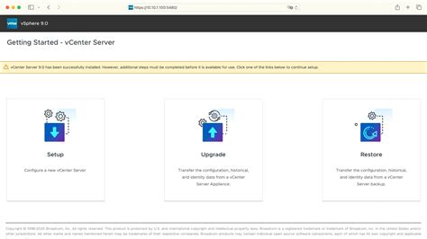 vCenter Server 9.0 OVF - 在 Fusion 和 Workstation 中快速部署 vCSA - sysin ...