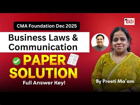 ICMAI CMA Foundation Previous Year Question Papers & Solutions