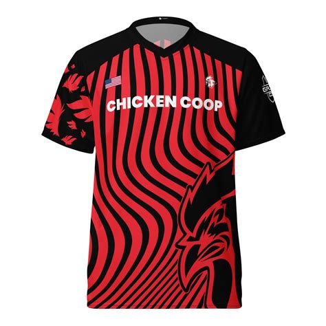 2026 Chicken Coop Esports – Jared – OG Red & Black Jersey | Chicken ...
