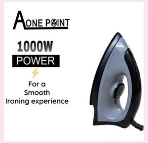 AONE POINT Blue_Dry iron-34 1000 W Dry Iron Price in India - Buy AONE ...
