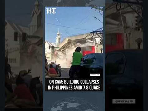 On cam, building collapses during earthquake in Philippines' General ...