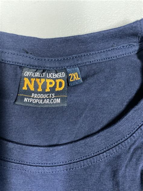 NYPD Shirt Men’s XXL Embroidered | eBay