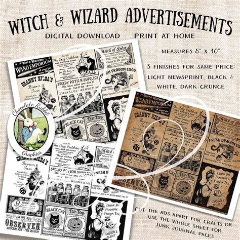 Witch Advertisements - Etsy UK