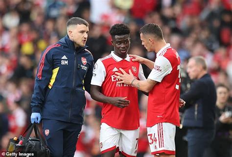 Arsenal and England optimistic Bukayo Saka will be back from injury in ...