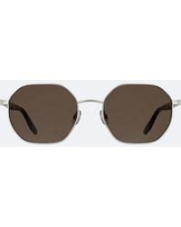Calvin Klein Modified Rectangle Sunglasses Ck25536S in Green | Lyst UK
