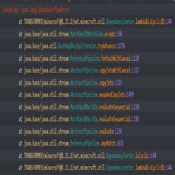 DependencySorter.isCyclic StackOverflow Crash Fix - Gallery - Minecraft ...