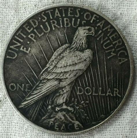 1923 Peace Dollar $1 Silver Crusty Beautiful Peace Silver Coin LOOK NICE | #1982342082