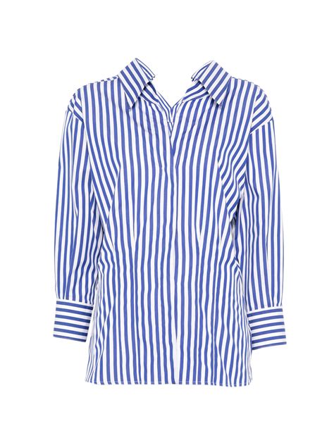 Givenchy Striped V-neck Shirt | Givenchy Woman collection | ERALDO ...