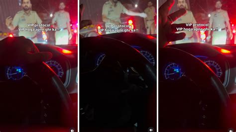 'VIP hoga apne ghar par': Man’s heated argument with police over convoy ...