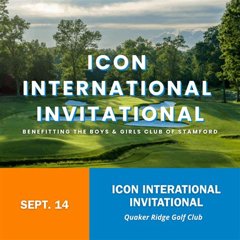 ICON International Invitational: September 14, 2026 — Boys & Girls Club of Stamford