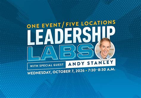 Leadership Labs with Andy Stanley, Southside Church Newnan, 7 October ...